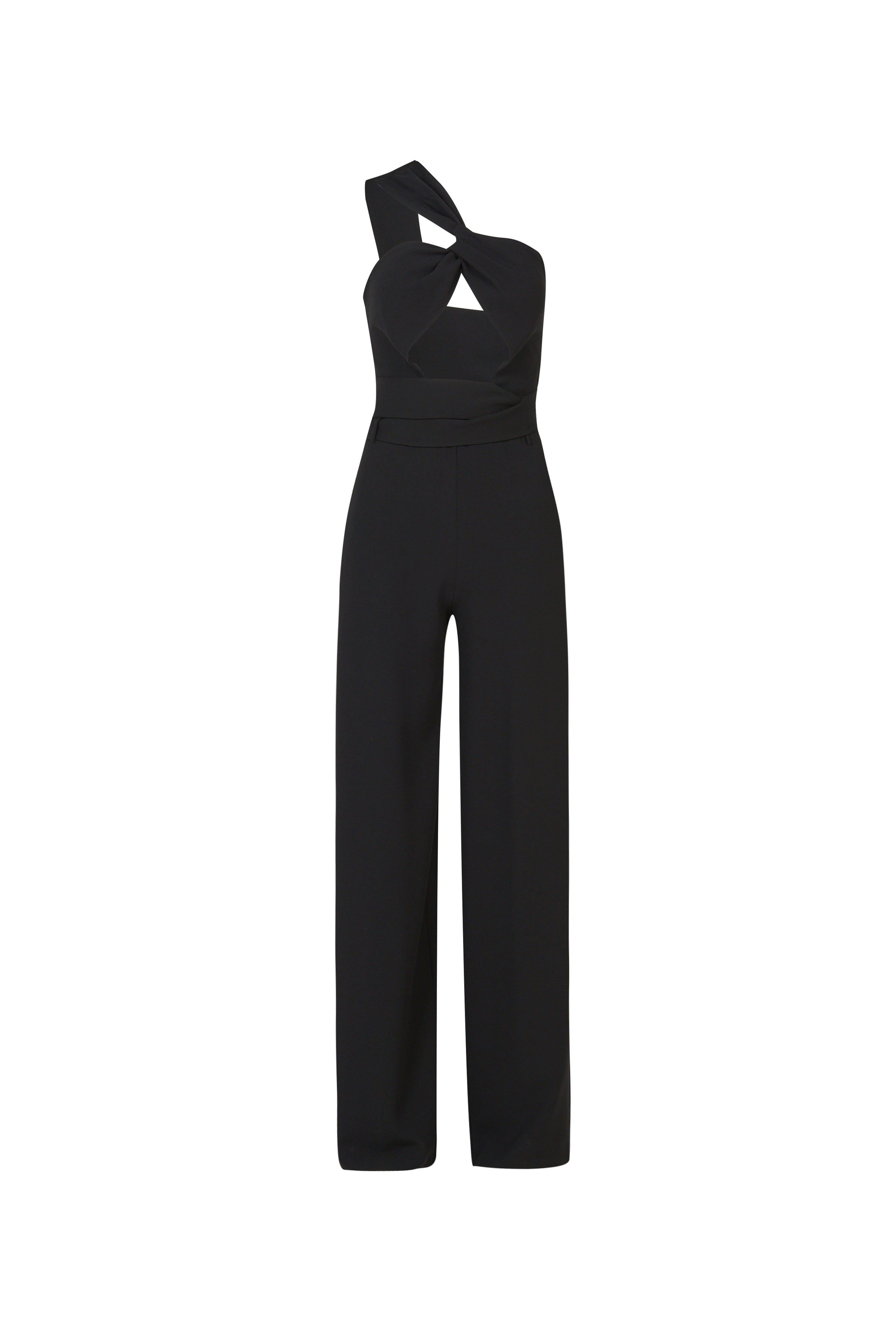 High Waist Black Jumpsuit